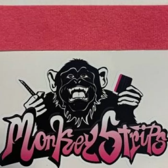 Филц за ракели Monkey Strips Pink | 3 лв.